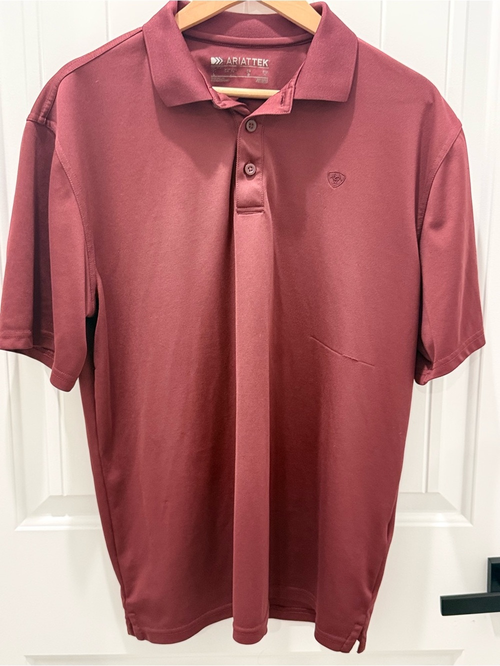 Ariat Men's Burgundy Performance Polo
